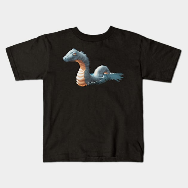 Loch Ness Mystery Kids T-Shirt by Manzo Carey